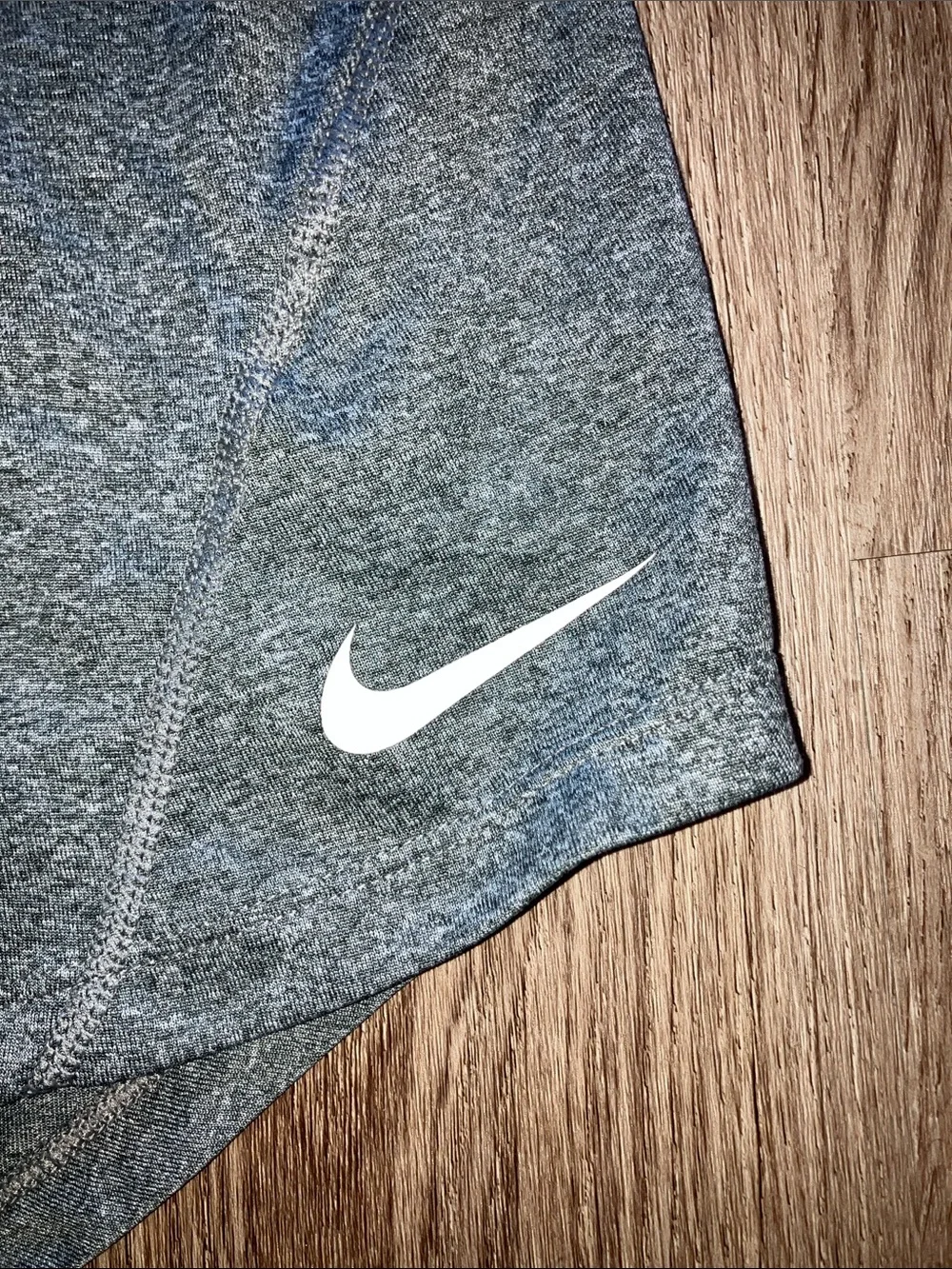 Nike Grey Racerback Training Tank with Branded Cross Straps